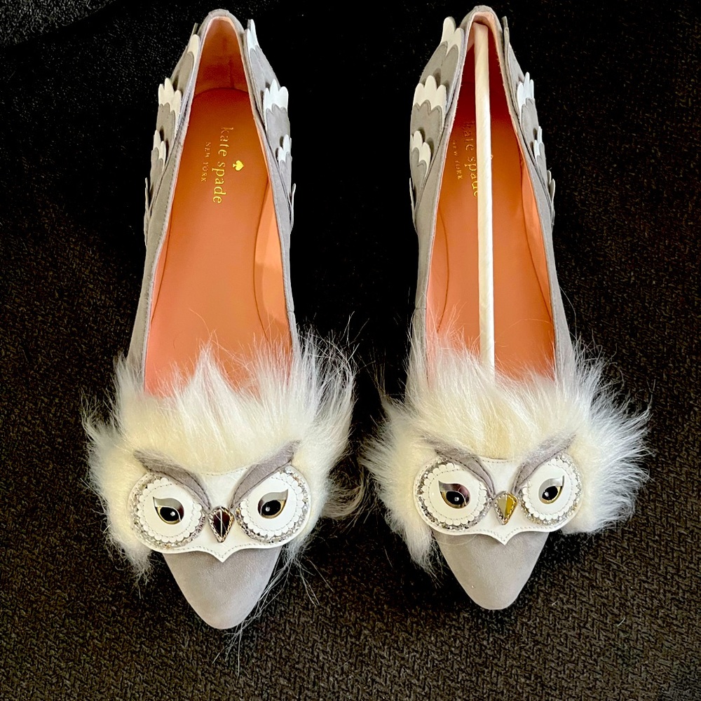 ❤️KATE SPADE Nora Owl flats - Size 10